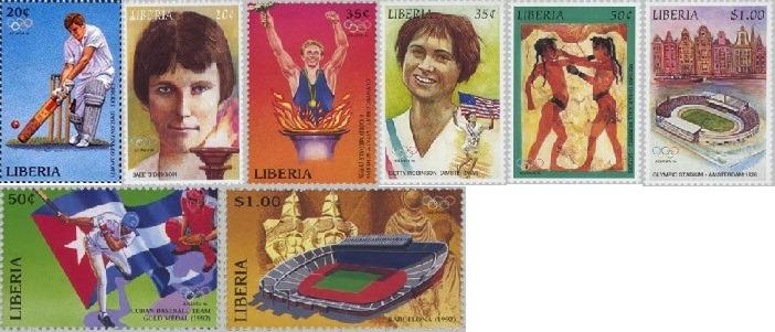 Libéria 1996 Známky 1732-1739 ** šport Olympiáda olympijskej hry - Filatelia