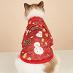 J14 Vianočná mikina, zimné oblečenie pre mačičky veľ. M, dĺžka chrbta 30 cm - Mačky a potreby na chov