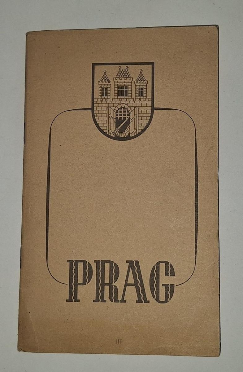 Mapa Prag Praha, z obdobia Protektorátu, pozostalosť - Staré mapy a veduty