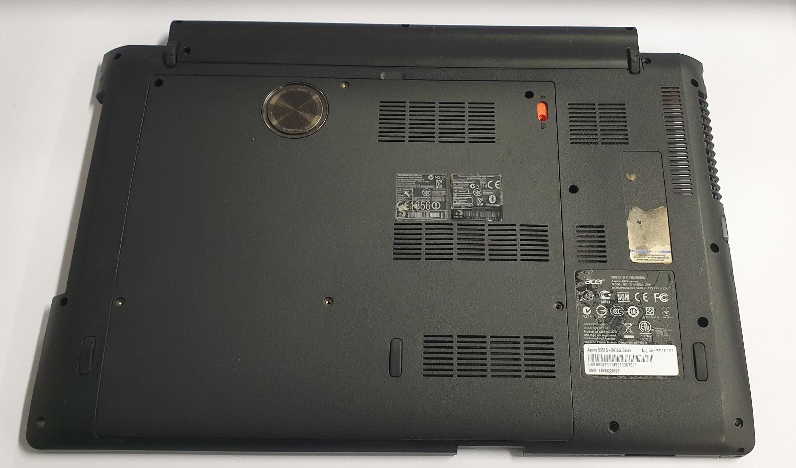 Spodná vaňa 36ZRHBATN00 z Acer Aspire Ethos 5951G - Notebooky, príslušenstvo