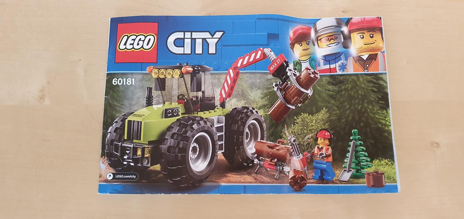 LEGO City 60181 Traktor do lesa - Hračky