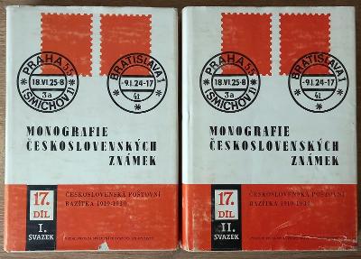 Monografia československých známok č.17 I. a II.diel