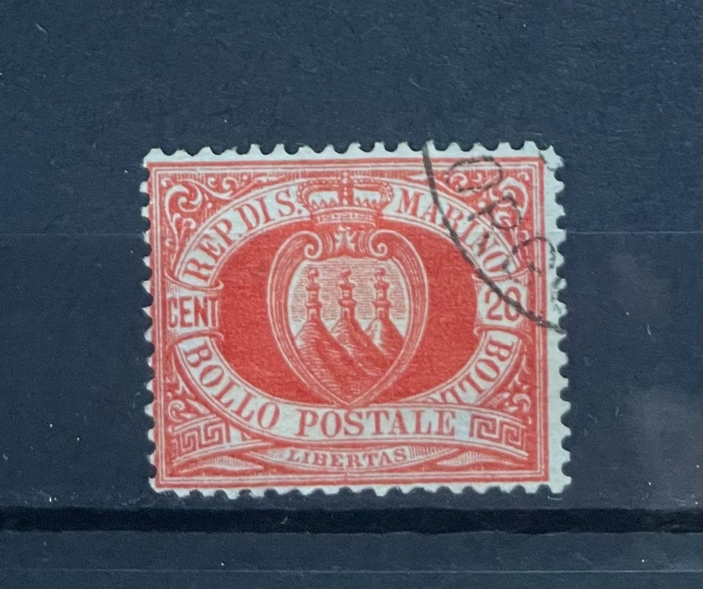 San Maríno 1877 Mi.3 - Známky