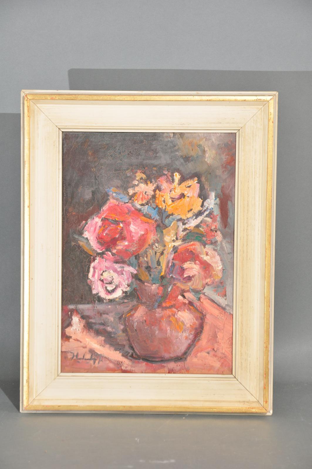 Zátišie váz s kvetinami - sig - Umenie