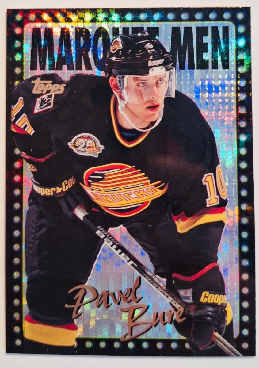 PAVEL BURE 1995-96 TOPPS MARQUEE MEN POWER BOOSTERS 💥perfektný stav💥 - Hokejové karty