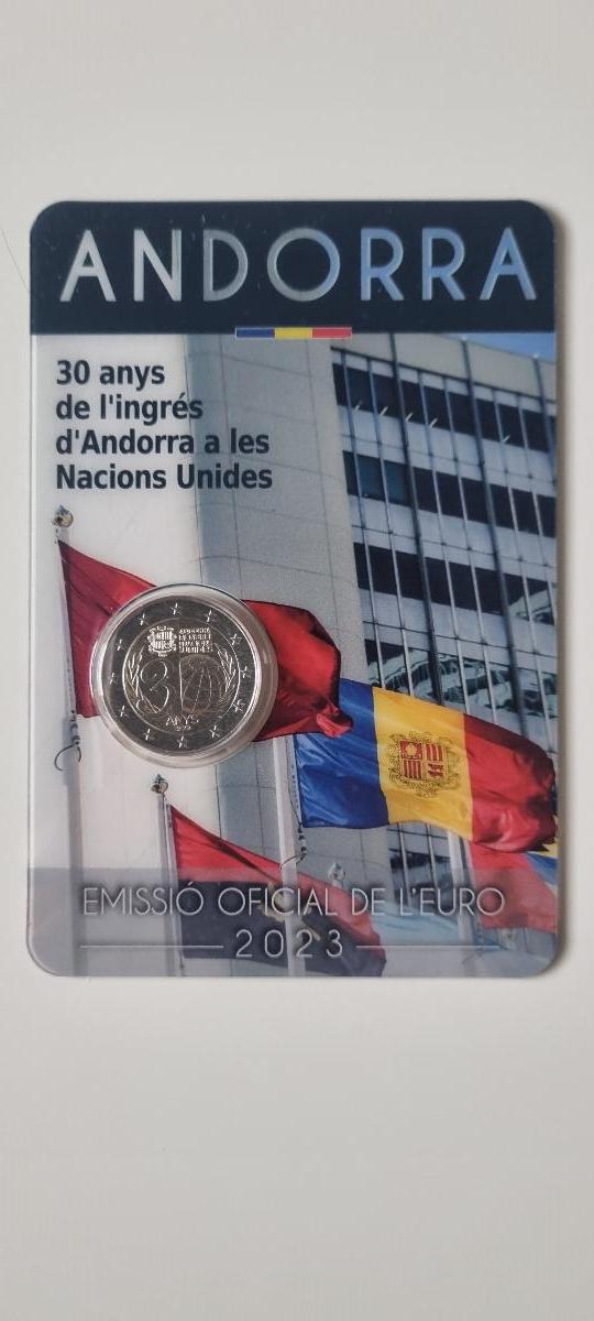 2 EURO ANDORRA 2023 - Členstvo Andorry v OSN BU - Zberateľstvo