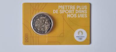 2 EURO FRANCÚZSKO 2021 - OH Paríž - Marianne - ROZNE KARTY