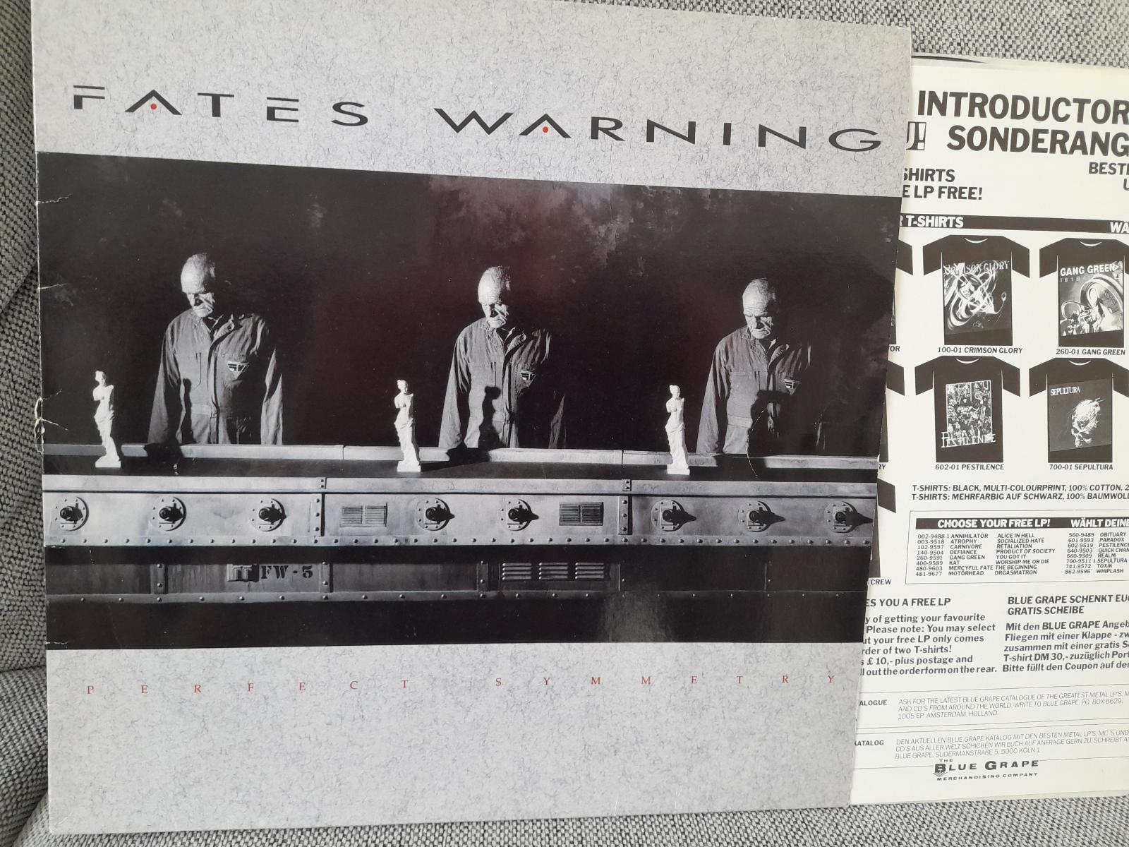 FATES WARNING – Perfect symetre ( Holland 1989, VG) - LP / Vinylové dosky