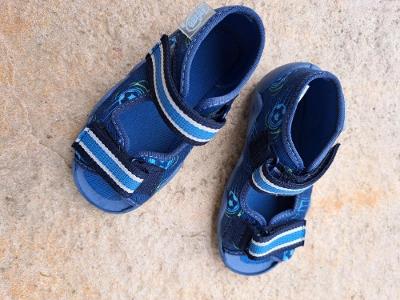 Sandálky modré zn. BEFADO, flexi - B system, veľkosť 21