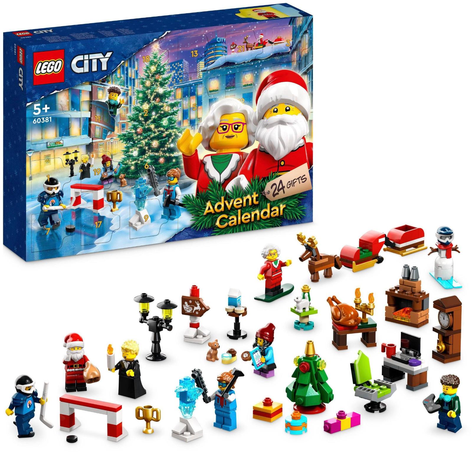 8P727 LEGO CITY ADVENTNÝ KALENDÁR (60381) *0,4*36073364* KA23/15 - Hračky