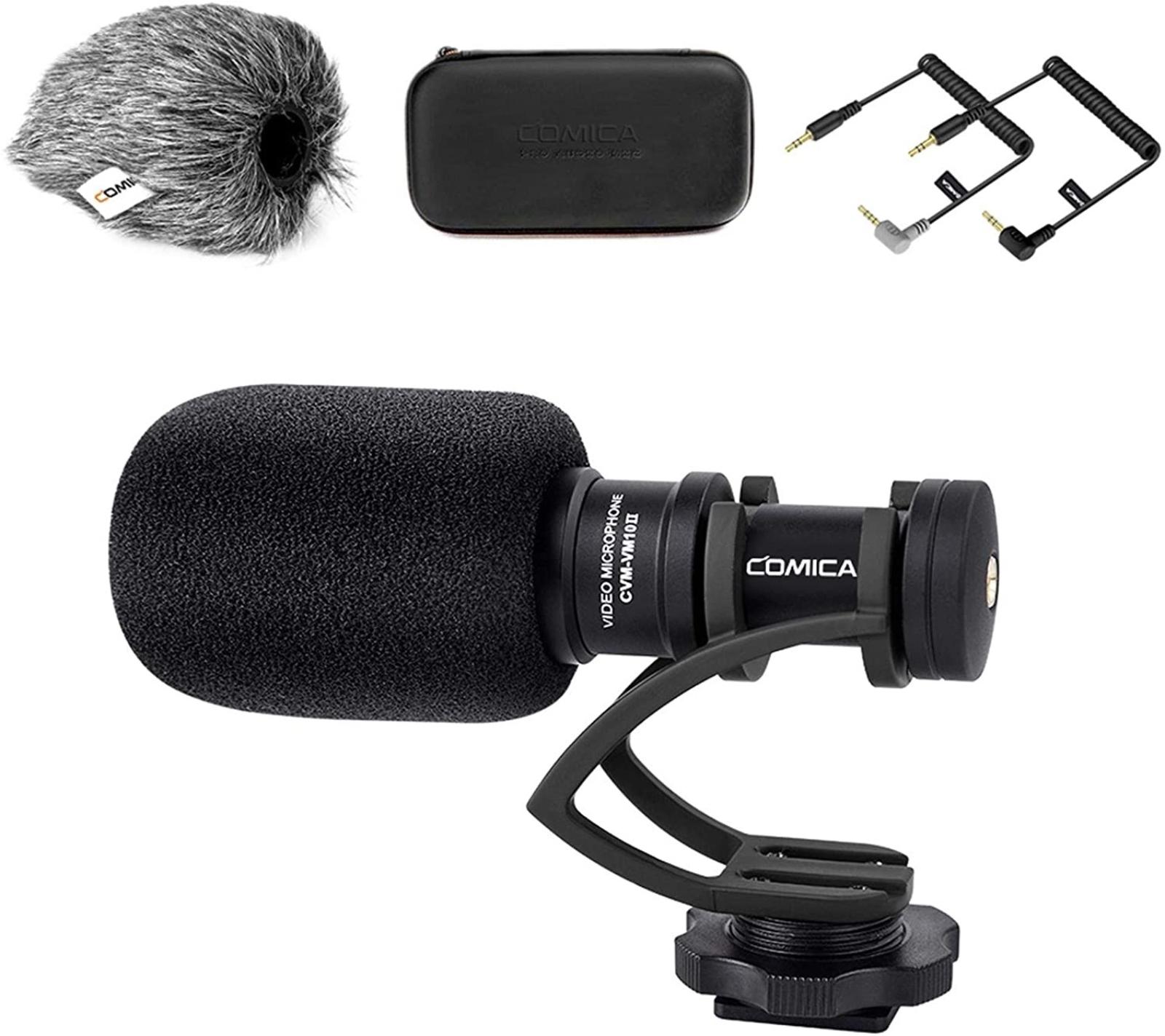 Externý mikrofón na smartfón aj kameru Comica Audio CVM-VM10II, čierna - TV, audio, video