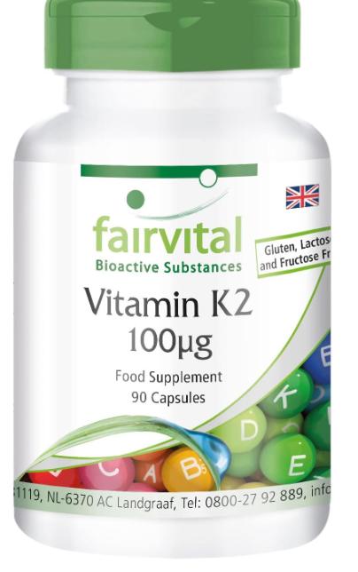 Fairvital Vitamín K2 100mcg 90 tabliet - Lekáreň a zdravie