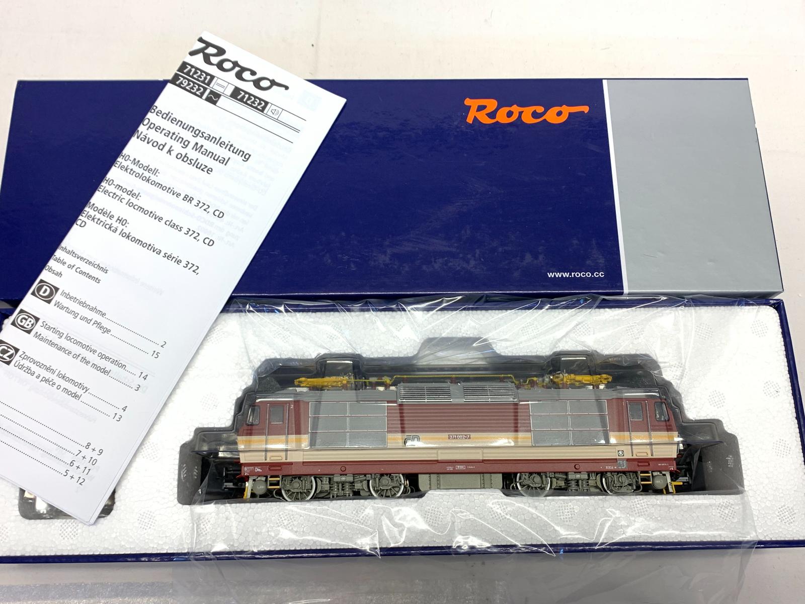 H0 71232 ROCO "Pepin" ČD 371 002-7, digi/SOUND16bit, ep. 5. - 360 € - Modelové železnice