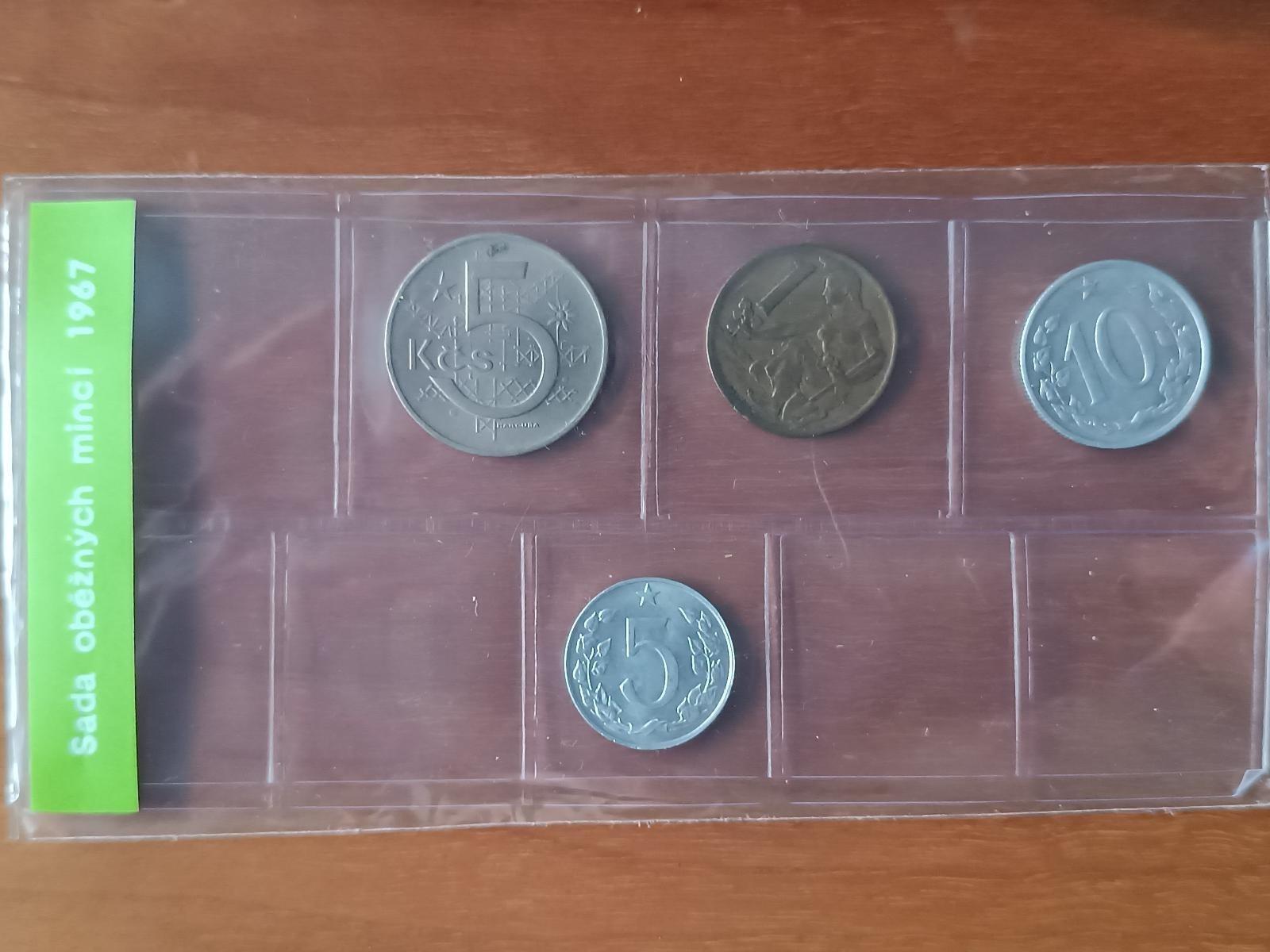 Súprava obežných mincí 1967 - Numizmatika