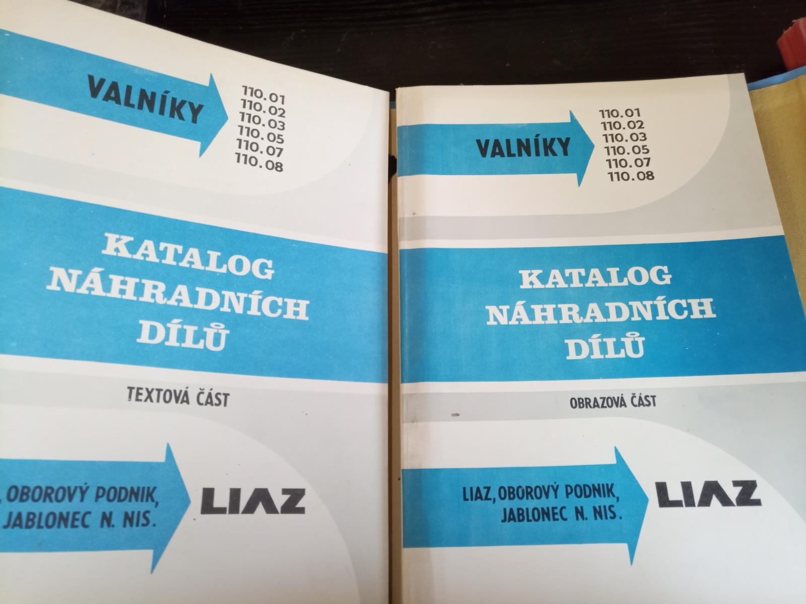 Katalóg náhradných dielov pre valníky LIAZ - Motoristická literatúra