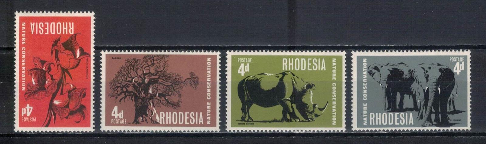 Rodézia 1967 "Nature Conservation" - Tematické známky