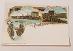 Pohľadnica Plumlov ( Plumenau) litografia DA - Pohľadnice miestopis