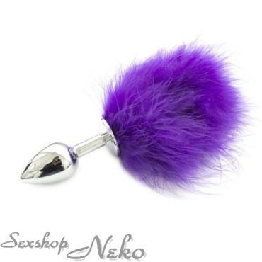 Chvost análny kolíček Pon Tail králiček Purple - Erotické pomôcky a príslušenstvo