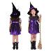 K04 Karnevalový kostým Čarodejnica, čarodejnica veľ. 4 - 5 rokov - Oblečenie pre deti