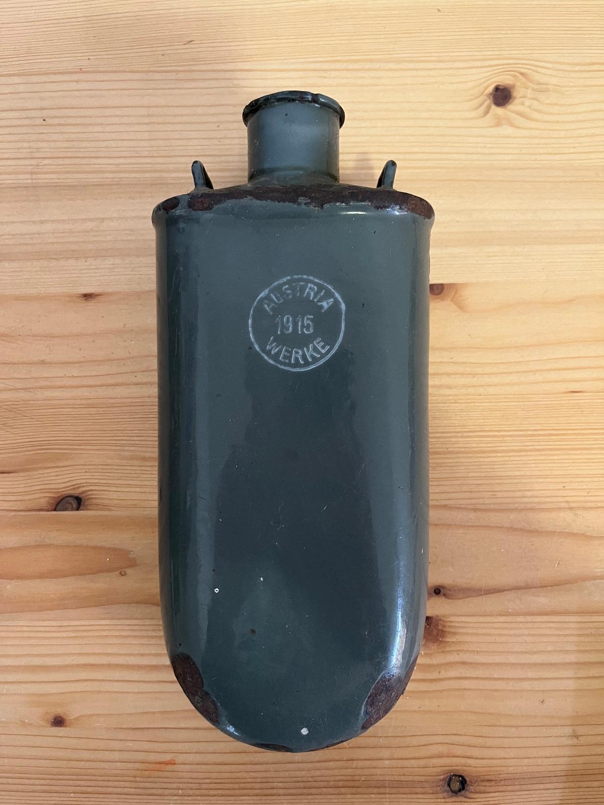 Stará poľná fľaša - AUSTRIA WERKE - Rakúsko Uhorsko, 1. svetová vojna - Zberateľstvo