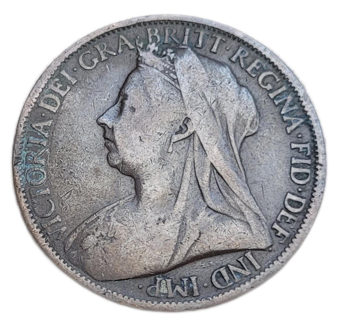 ✅Veľká Británia 1 pence 1899 - Kráľovná Viktória (1838 - 1901) - Numizmatika