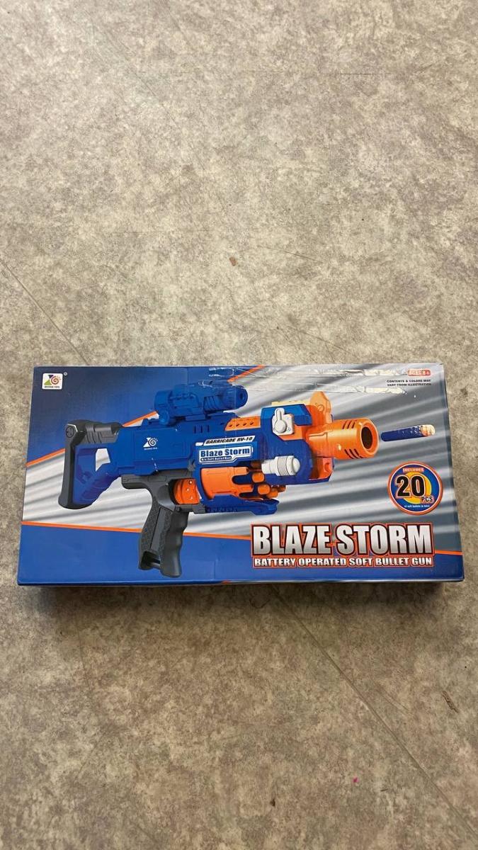 Detská puška Blaze Storm NERF so zameriavačom a 20 šípmi - Deti