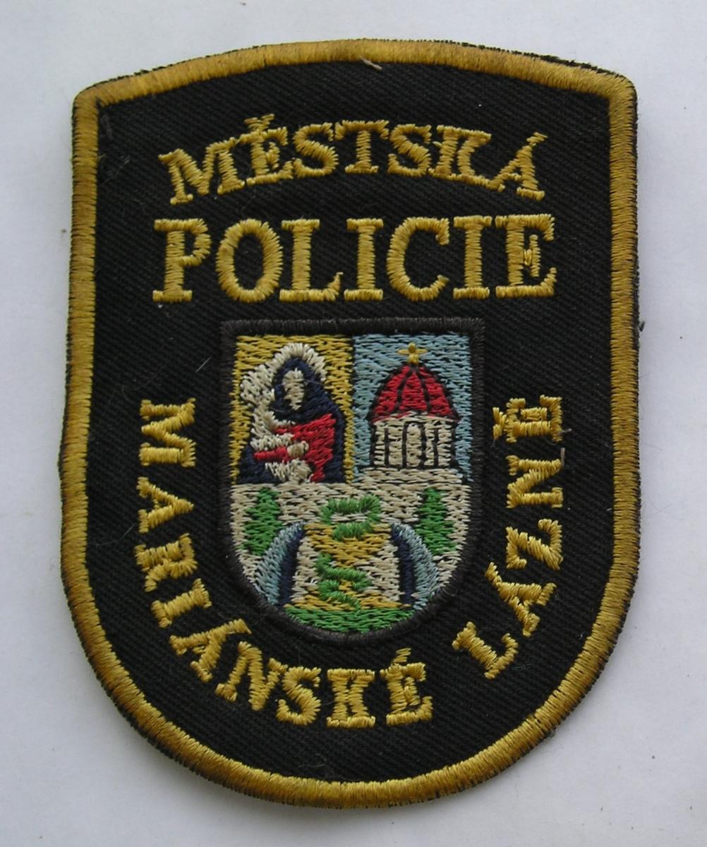 Nášivka - mestská polícia - Mariánské Lázně - Zberateľstvo