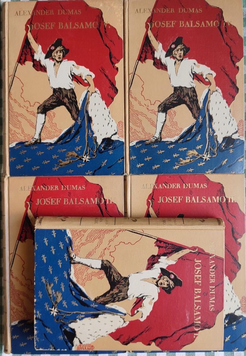 Alexander Dumas Josef Balsamo 1-5 diel. 1931 - Knihy