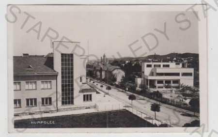 Humpolec (Pelhřimov), pohľad ulicou - Pohľadnice miestopis
