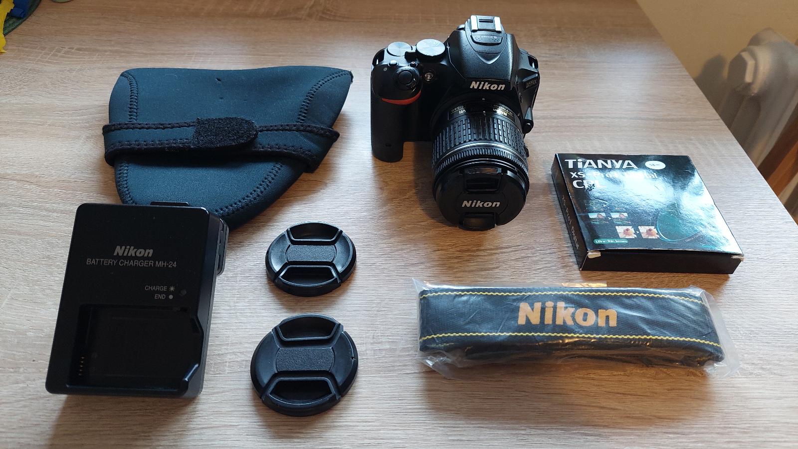 Fotoaparát Nikon D5500 + objektív AF-P 18-55mm + príslušenstvo - Foto