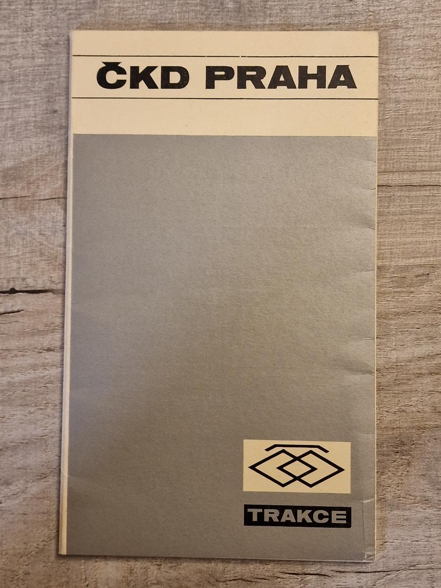 ČKD Praha Závod Trakcia - program výroby 1976 - Ostatné zberateľské predmety