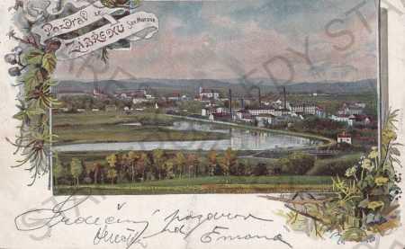 Zábreh (Šumperk), celkový pohľad, DA - Pohľadnice miestopis