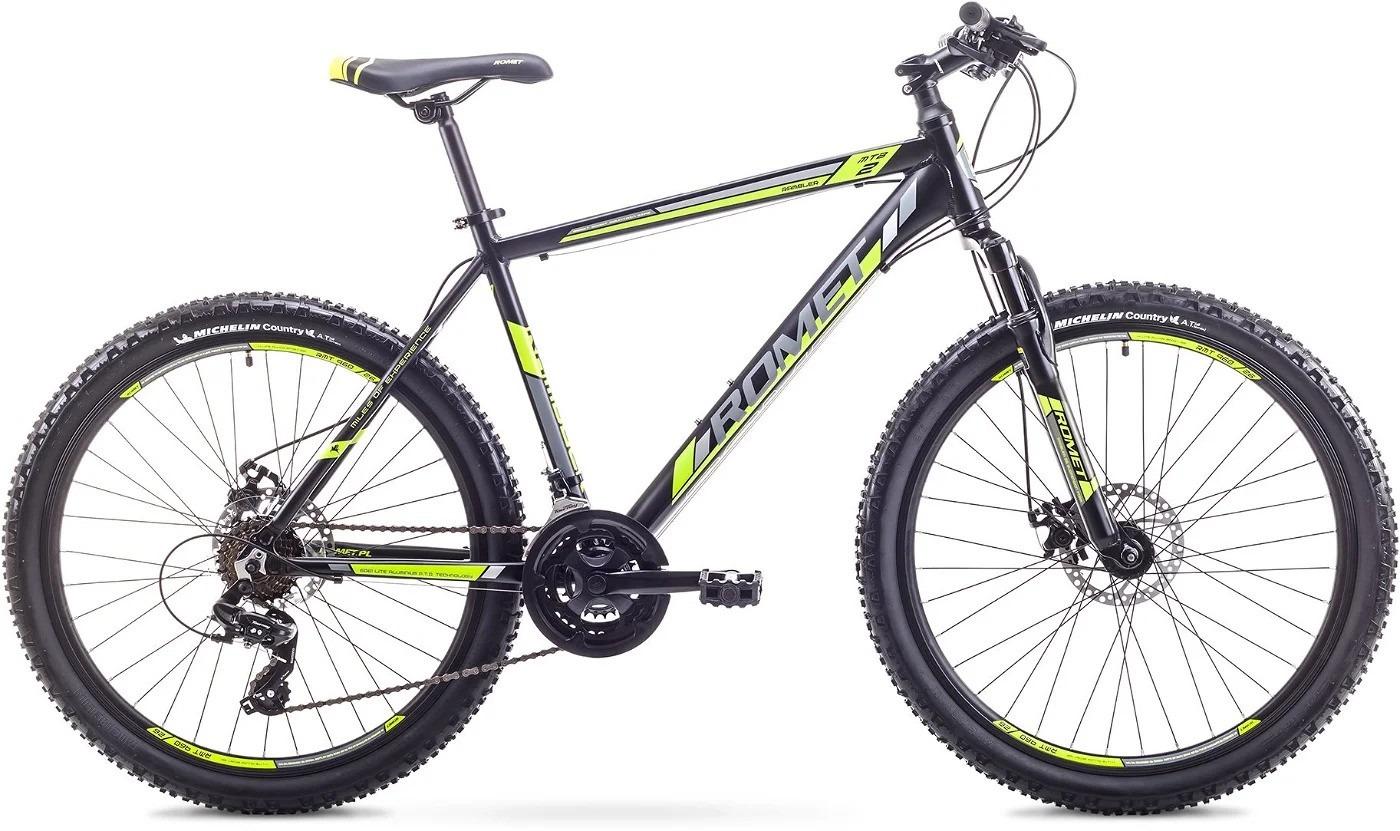 Horský bicykel - ROMET RAMBLER 26 2 Black - Light Green veľ. L/19" - Cyklistika