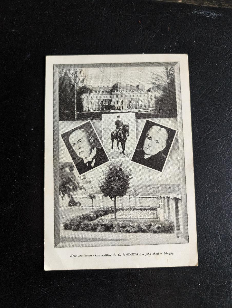 T.G.Masaryk Choť Portrét Hrob Lány 35 - Pohľadnice