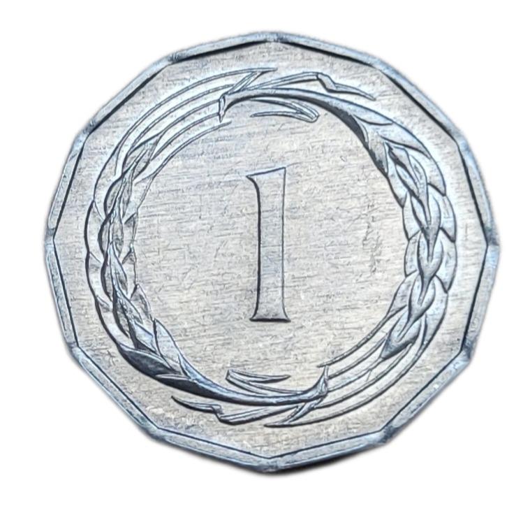 ✅Cyprus 1 míľ 1963 - Cyperská republika (1963 - 1982) - Numizmatika