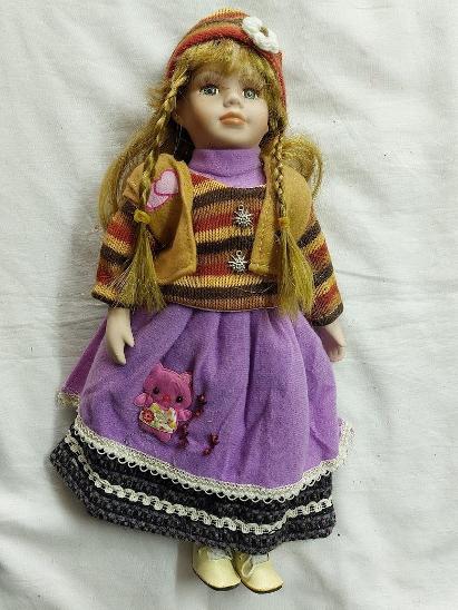 Porcelánová bábika v. 42 cm 🍀☘🌟🎎🎁💎💰🧚‍♀️✨🧸 - Zberateľstvo