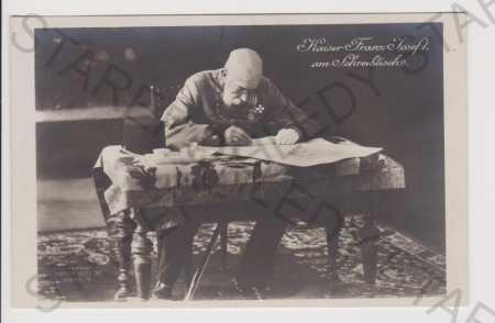 František Jozef I. pri písacom stole - Pohľadnice