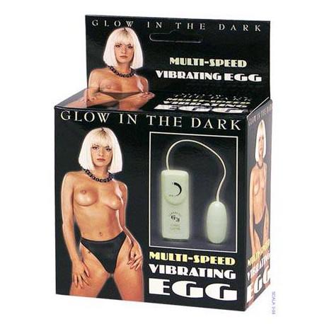 Vibračné vajíčko Glowing In The Dark - Erotika