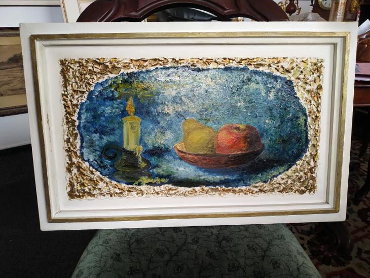 Obraz zátišie s ovocím, olej, signované č. 1000326 - Umenie