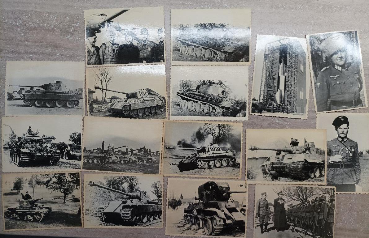 Wehrmacht - fotografie tankov - Vojenské zberateľské predmety