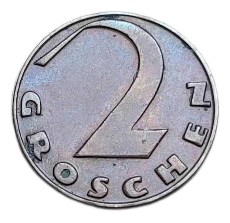 ✅Rakúsko 2 groše 1927 - Prvá republika (1925 - 1938) - Numizmatika