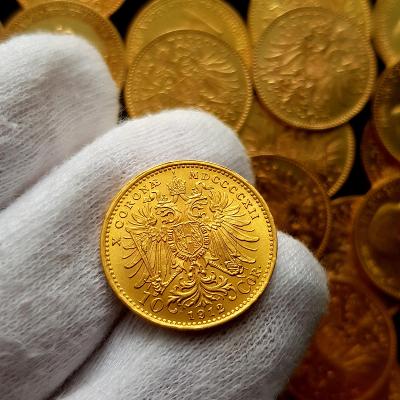 Rakúska 10 Koruna 1912 BZ, František Jozef I., zlatá minca