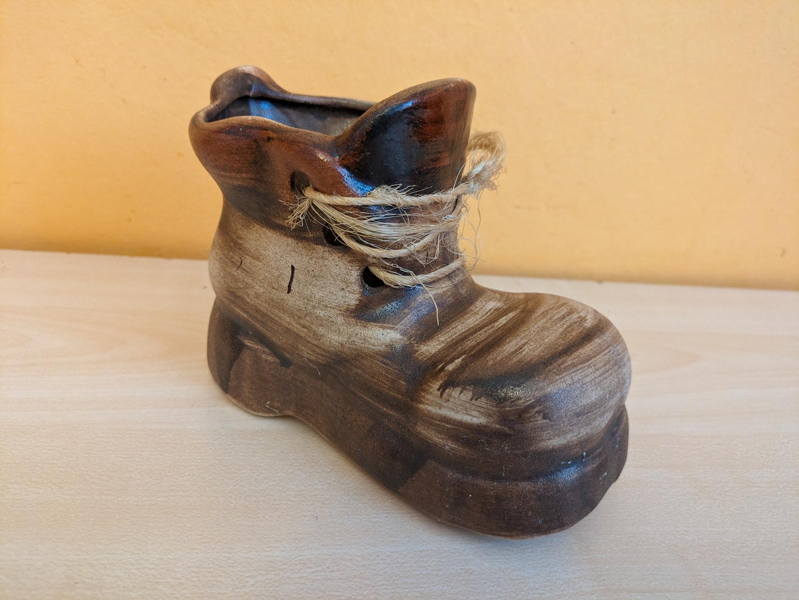 Keramická topánka - Starožitnosti