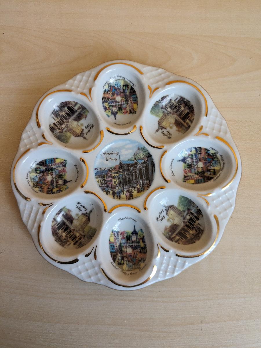 Porcelánový talíř Karlovy Vary - Karlovarský porcelán, značeno - Starožitnosti a umenie