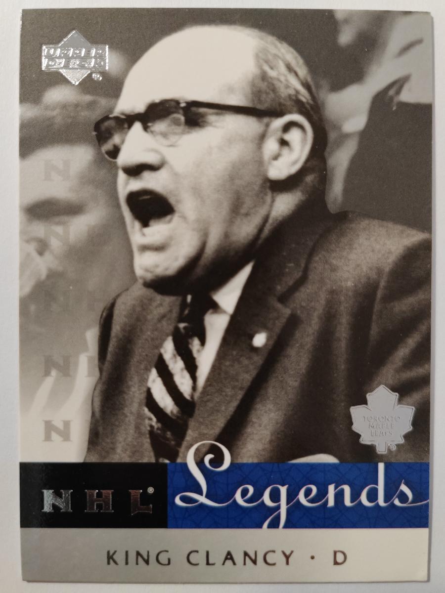 🏒 NHL LEGENDS King Clancy - Toronto Maple Leavs 🏒 - Hokejové karty
