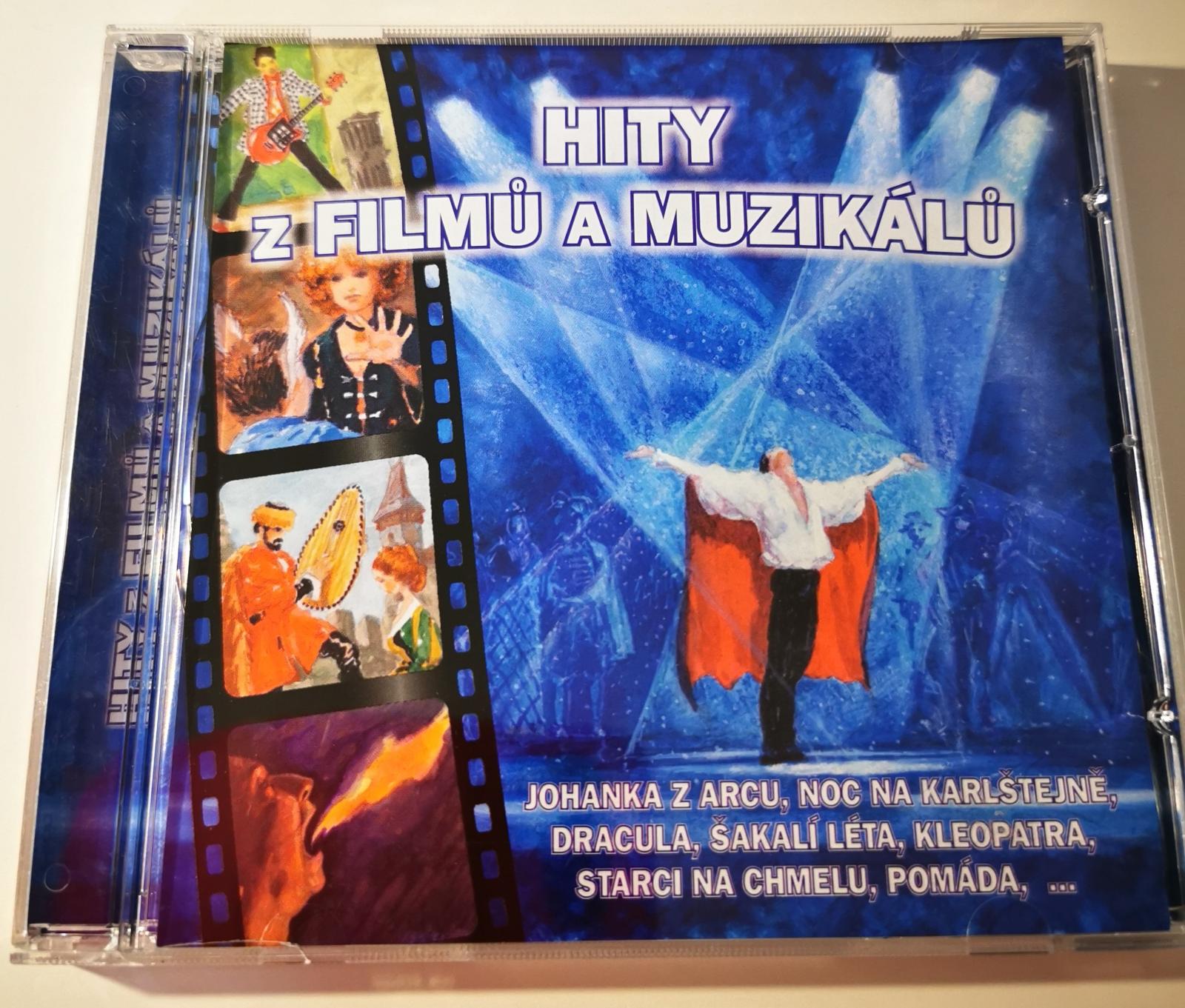 CD 3ks - hity z filmov a muzikálov+filmové melódie - Hudba
