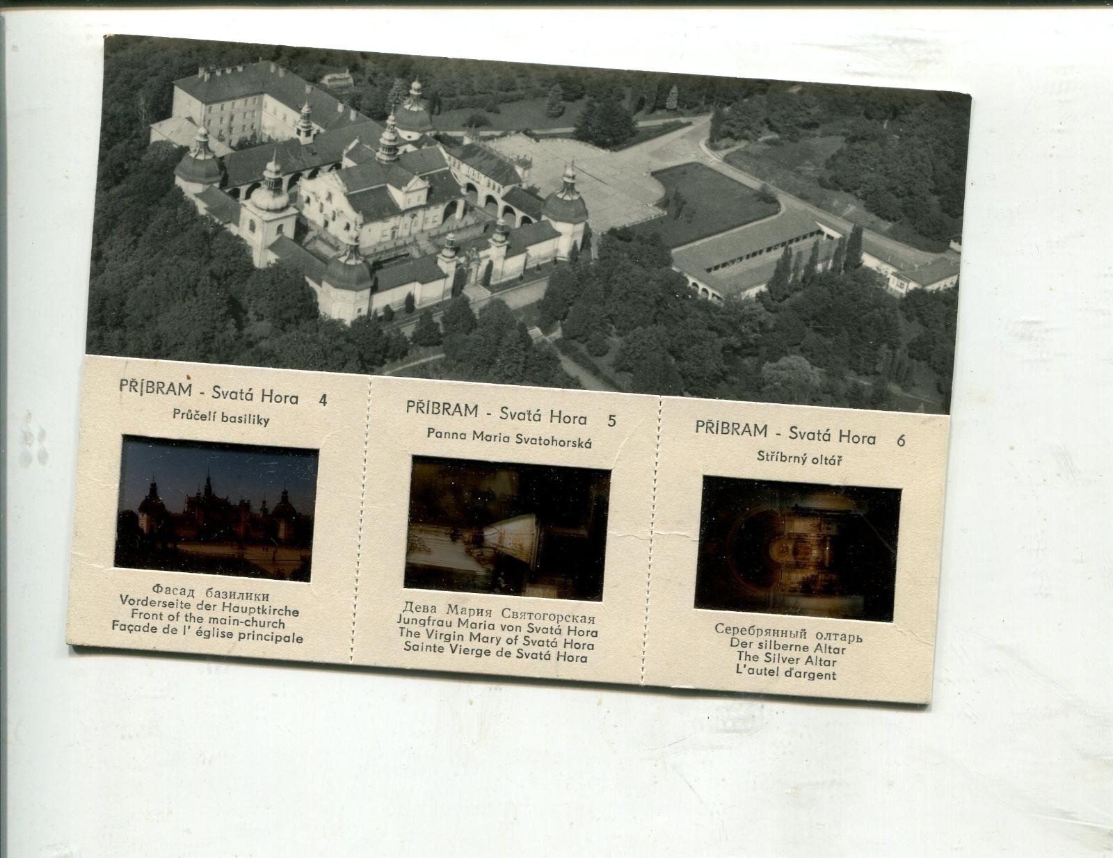 Svätá Hora, Příbram s diapozitívmi, 1 ks, 1967 - Pohľadnice miestopis