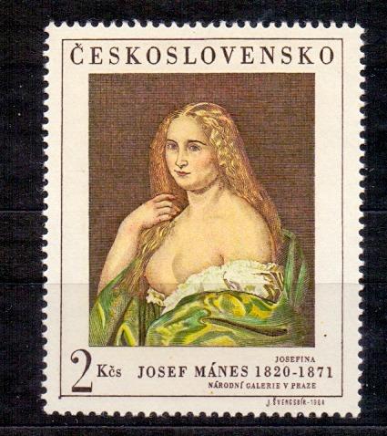 ČSR 1968, Josef Mánes - Jozefína (kat. 1692) - Známky Československo+ČR