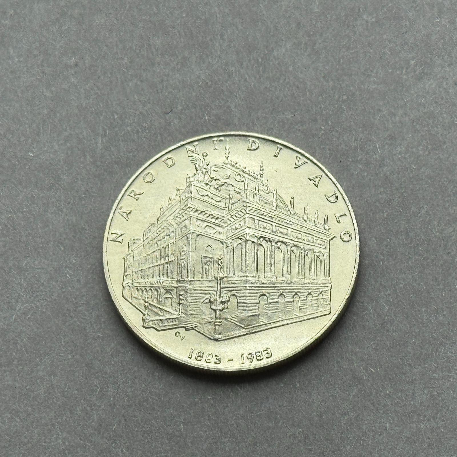 Strieborná minca , 100 Kčs Národné divadlo - S 240406/04 - Numizmatika