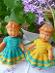 Žlté šaty pre gumenú bábiku - Starožitnosti a umenie